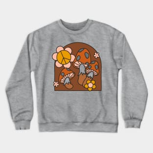 Groovy Mushrooms Crewneck Sweatshirt